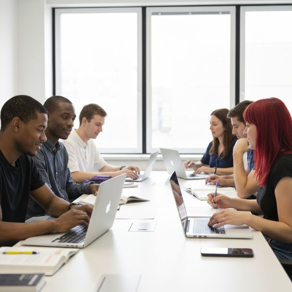 함께 학습하는 학생들